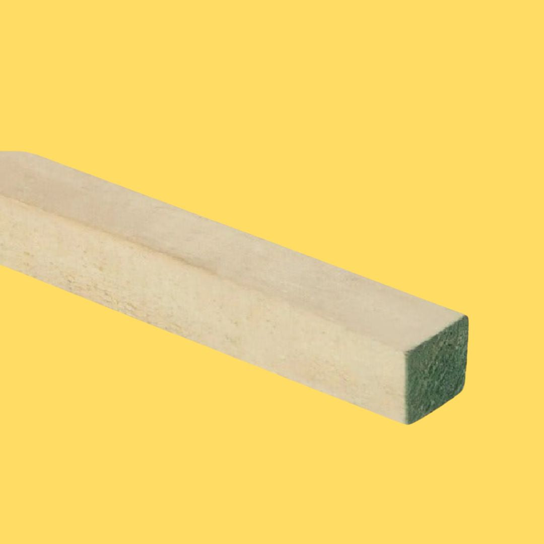 Pino Dimensionado Verde 2” x 4” Bruto