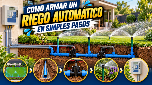 Cómo armar un riego automático paso a paso
