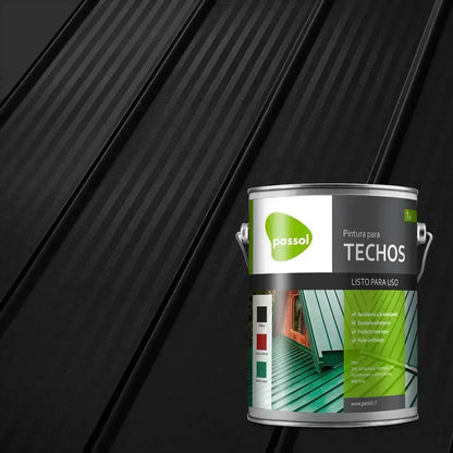 PINTURA PARA TECHO PASSOL (NEGRO) GALON