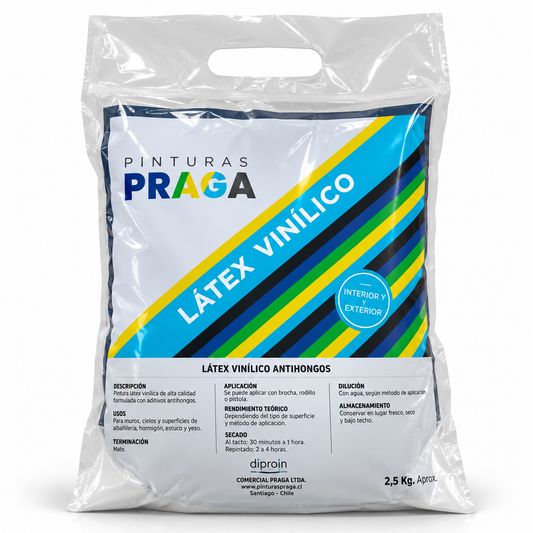 LATEX EN BOLSA PRAGA 2.8 Kg.