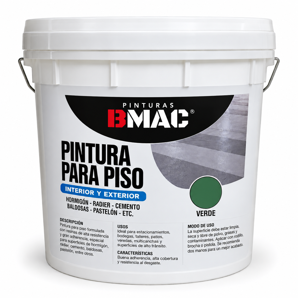 PINTURA PARA PISO BMAC (VERDE) GALON