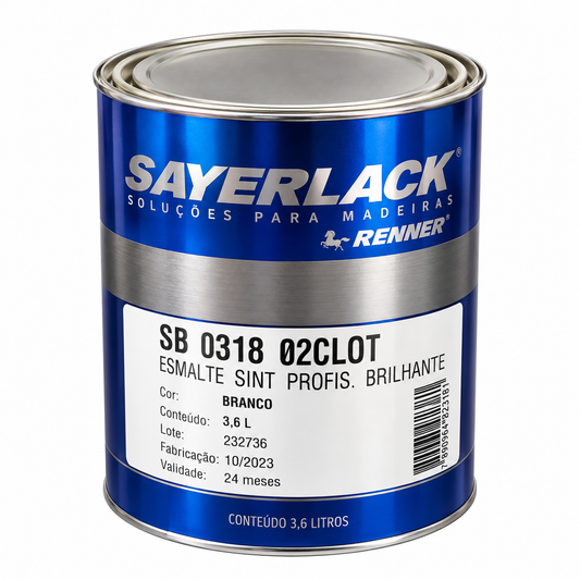 ESMALTE SINTETICO BLANCO SAYERLACK 1/4 DE GALON