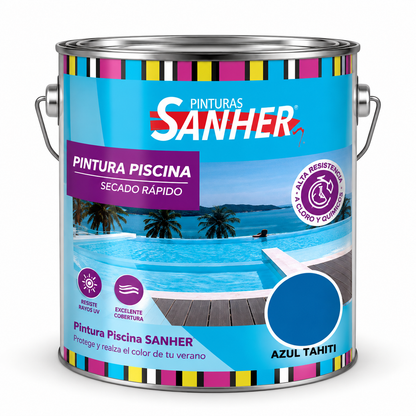 PINTURA PARA PISCINA SANHER (TAHITI) GALON