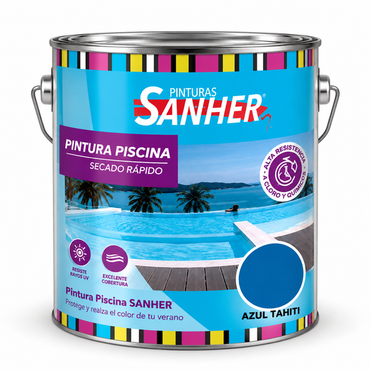 PINTURA PARA PISCINA SANHER (TAHITI) GALON