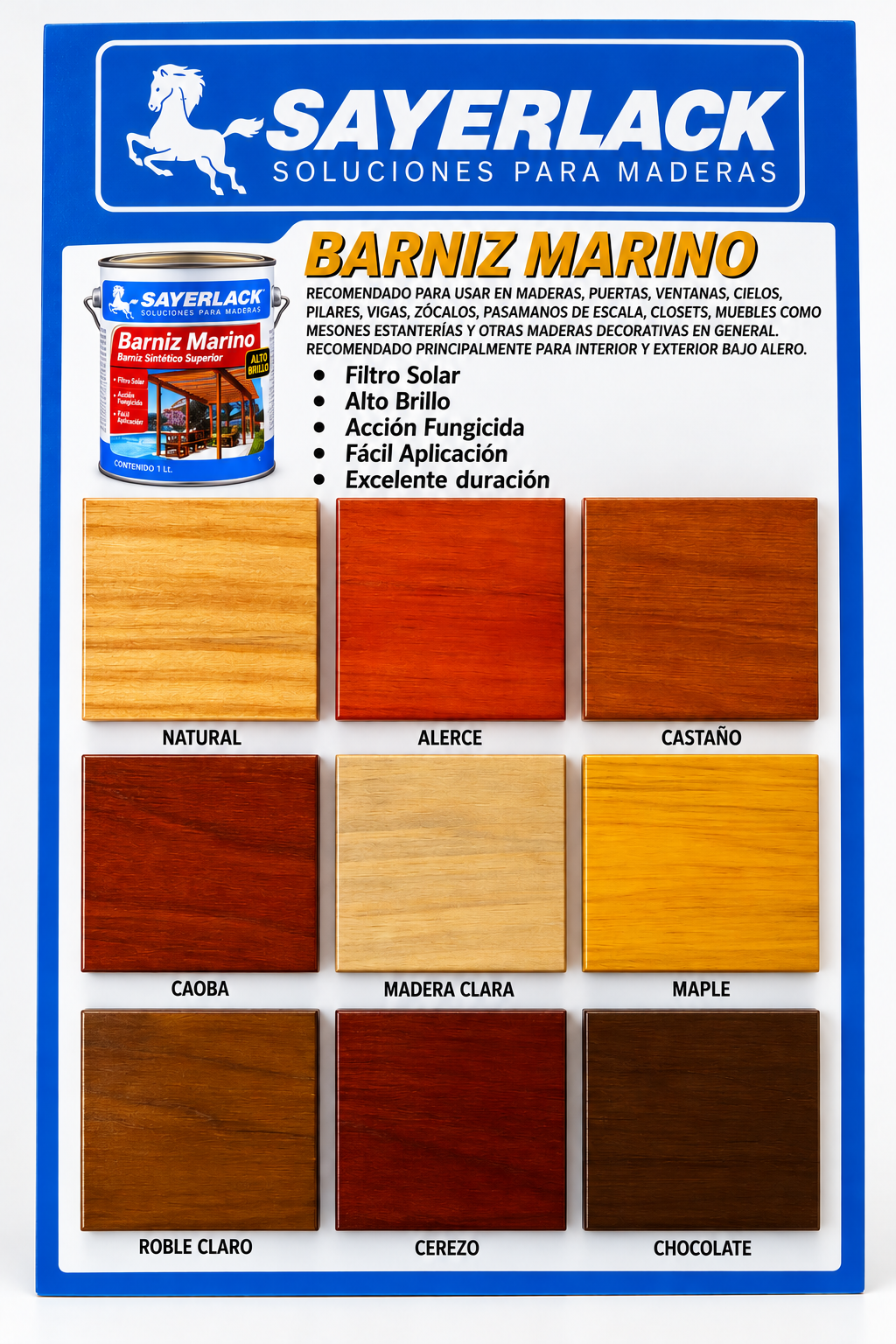 BARNIZ MARINO SAYERLACK 1/4 GL