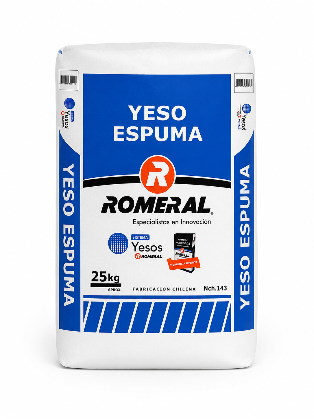 YESO ESPUMA ROMERAL - SACO DE 25KG