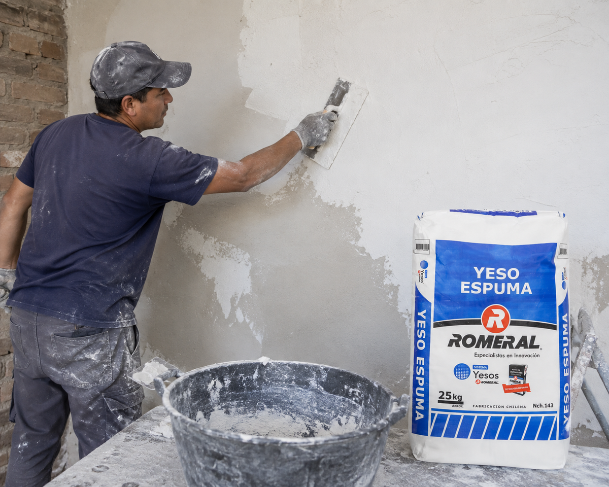 YESO ESPUMA ROMERAL - SACO DE 25KG