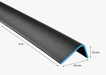 ANGULO DOBLADO DE ACERO DE (20X20X2mm) EN 6Mt
