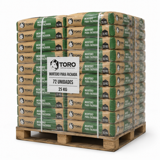 MORTERO 25Kg  ESTUCO FACHADA (Venta por pallet) 72 Un.  $2.790