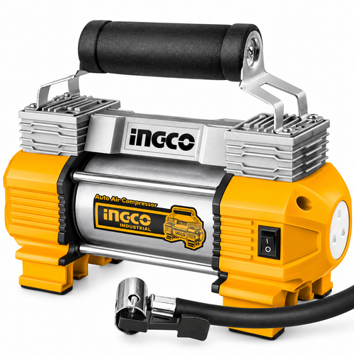 COMPRESOR DE AIRE VEHICULAR INGCO 13.5V/ 120 Psi