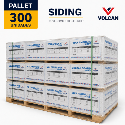 SIDING FIBROCEMENTO PALLET (6mm x 19Cm) EN 3.66Cm 300 Un