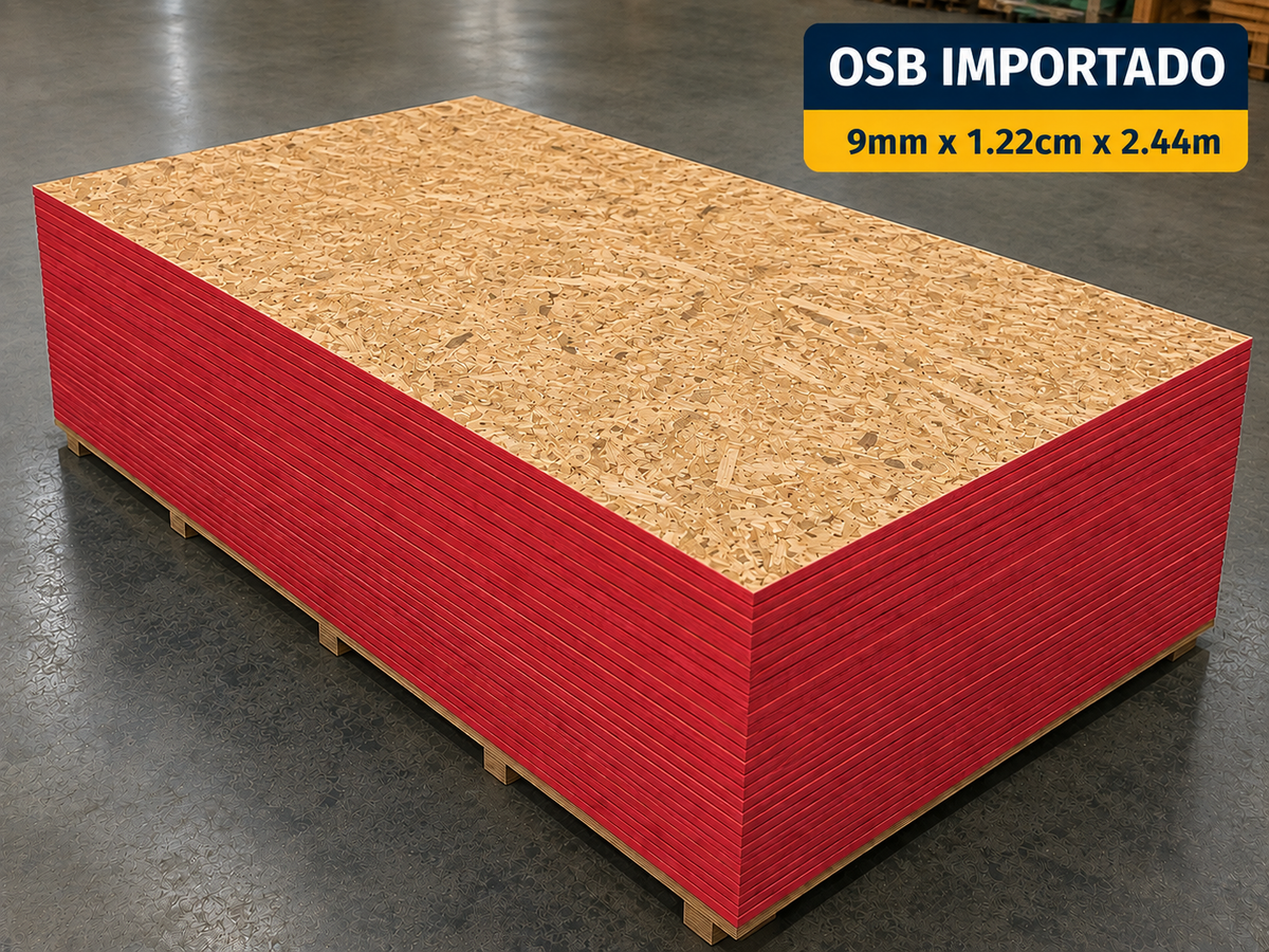 OSB IMPORTADO DE 9mm (Venta por Pallet) 90Un.