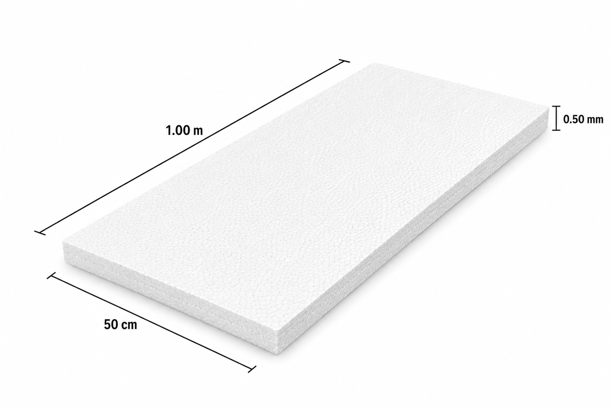 Aislapol 50 mm – 1,0 x 0,50 m (Paquete de 12 Unidades)
