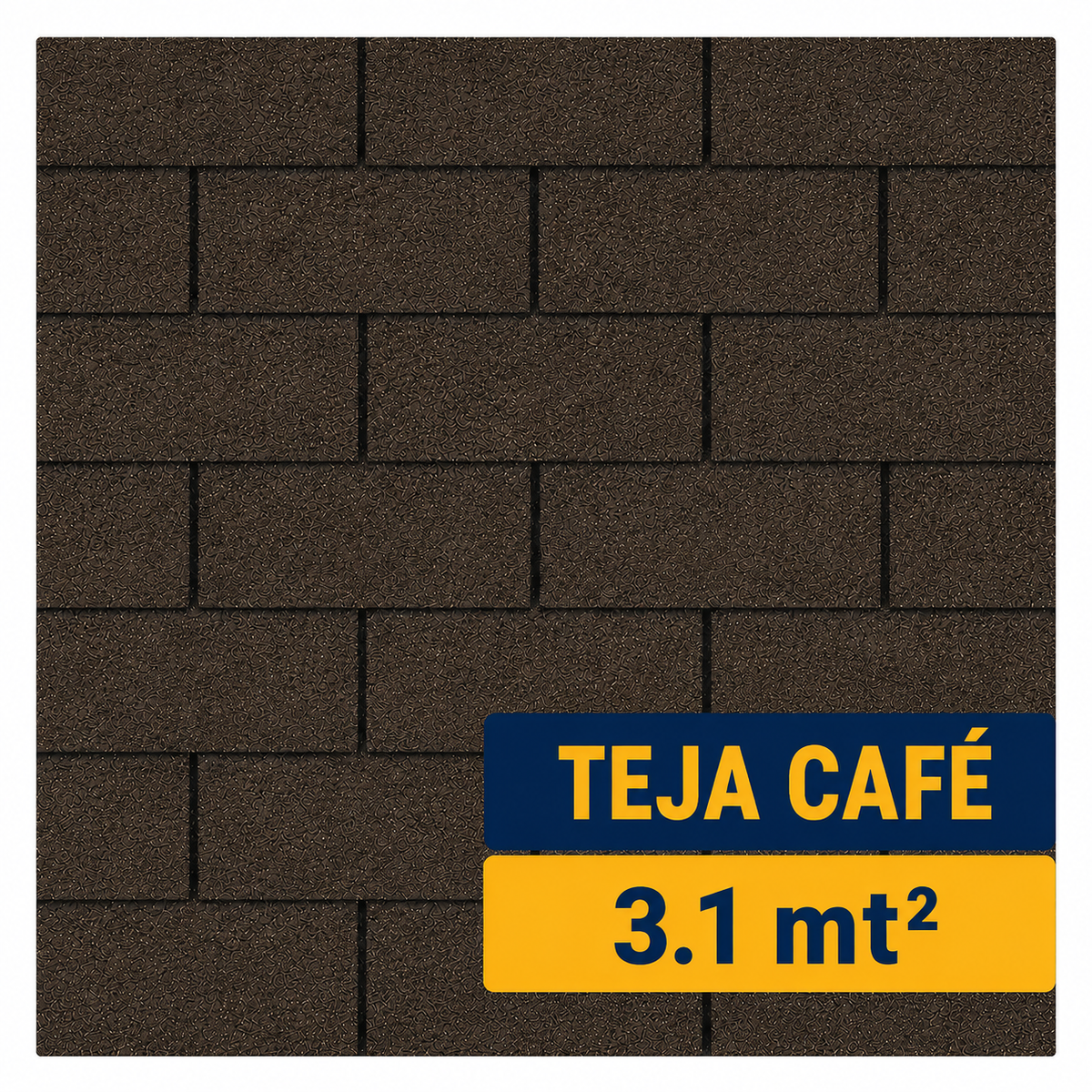 Teja Asfáltica Café 3.1 m²
