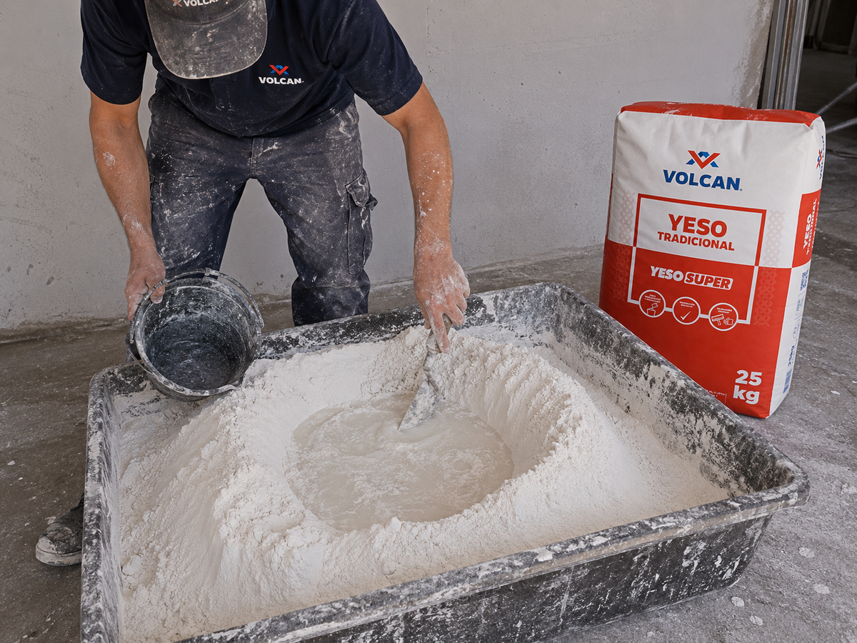 YESO VOLCAN SUPER - SACO DE 25KG