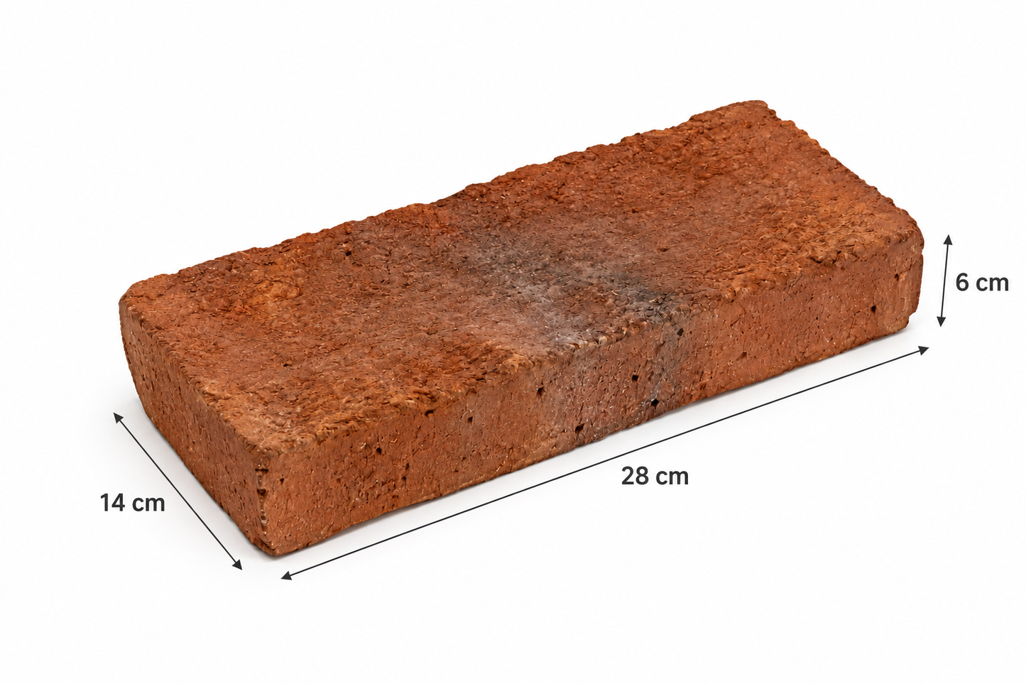 LADRILLO FISCAL (14 x 28 x 6cm) Venta por Pallet 570Un.