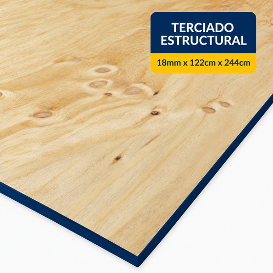TERCIADO ESTRUCTURAL DE PINO EN 18mm