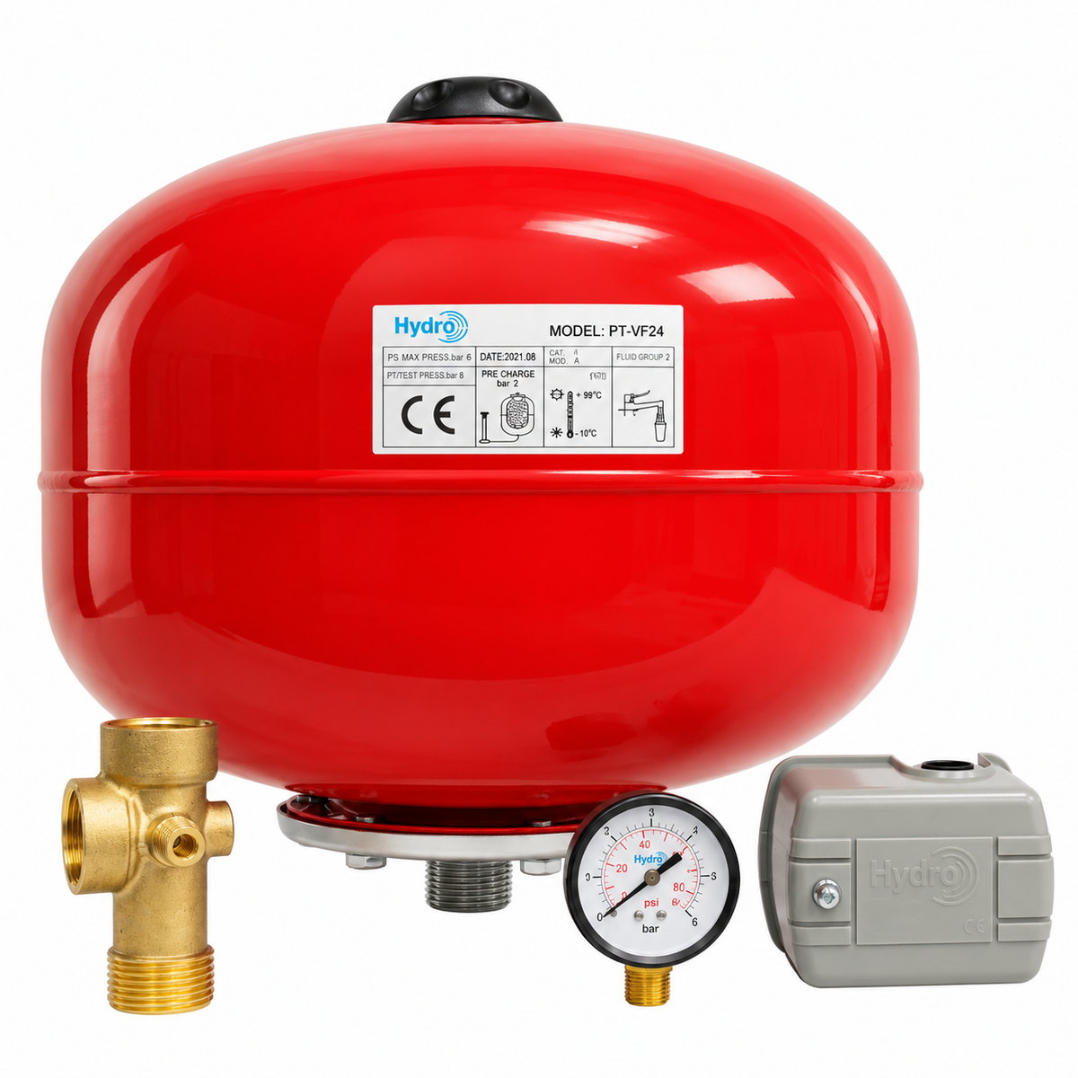 KIT HIDRONEUMATICO DE 24 LTS. HYDRO