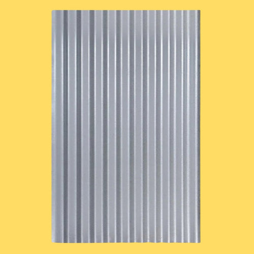 Plancha de Zinc Acanalada – 0.35 mm | 85,1 x 200 cm