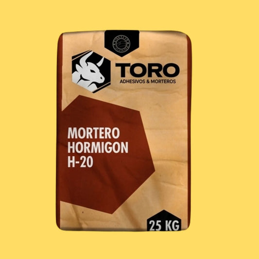 🔥 Mortero H20 25kg por Pallet (72 Sacos)