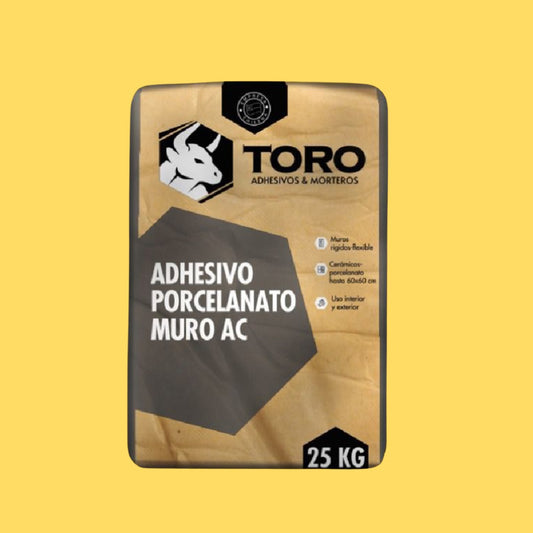 🔥Adhesivo porcelanato ac toro – saco 25 kg