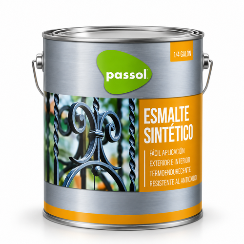 ESMALTE SINTETICO 1/4 DE GALON PASSOL