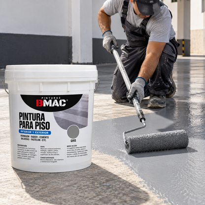 PINTURA PARA PISO BMAC (GRIS) GALON