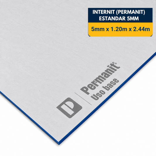 PLACA INTERNIT DE FIBROCEMENTO DE 5mm