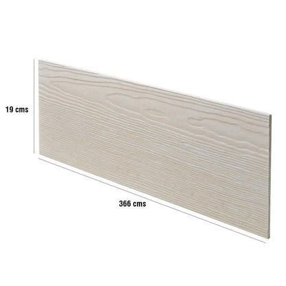SIDING FIBROCEMENTO (6mm x 19Cm) EN 3.66Cm (Venta por Un).
