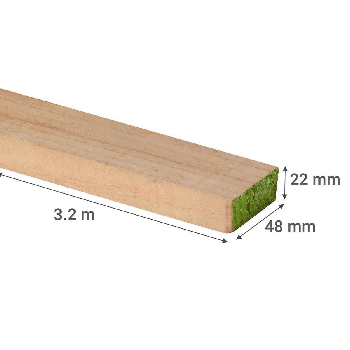 PINO DIMENSIONADO 2x1x3.2Mt